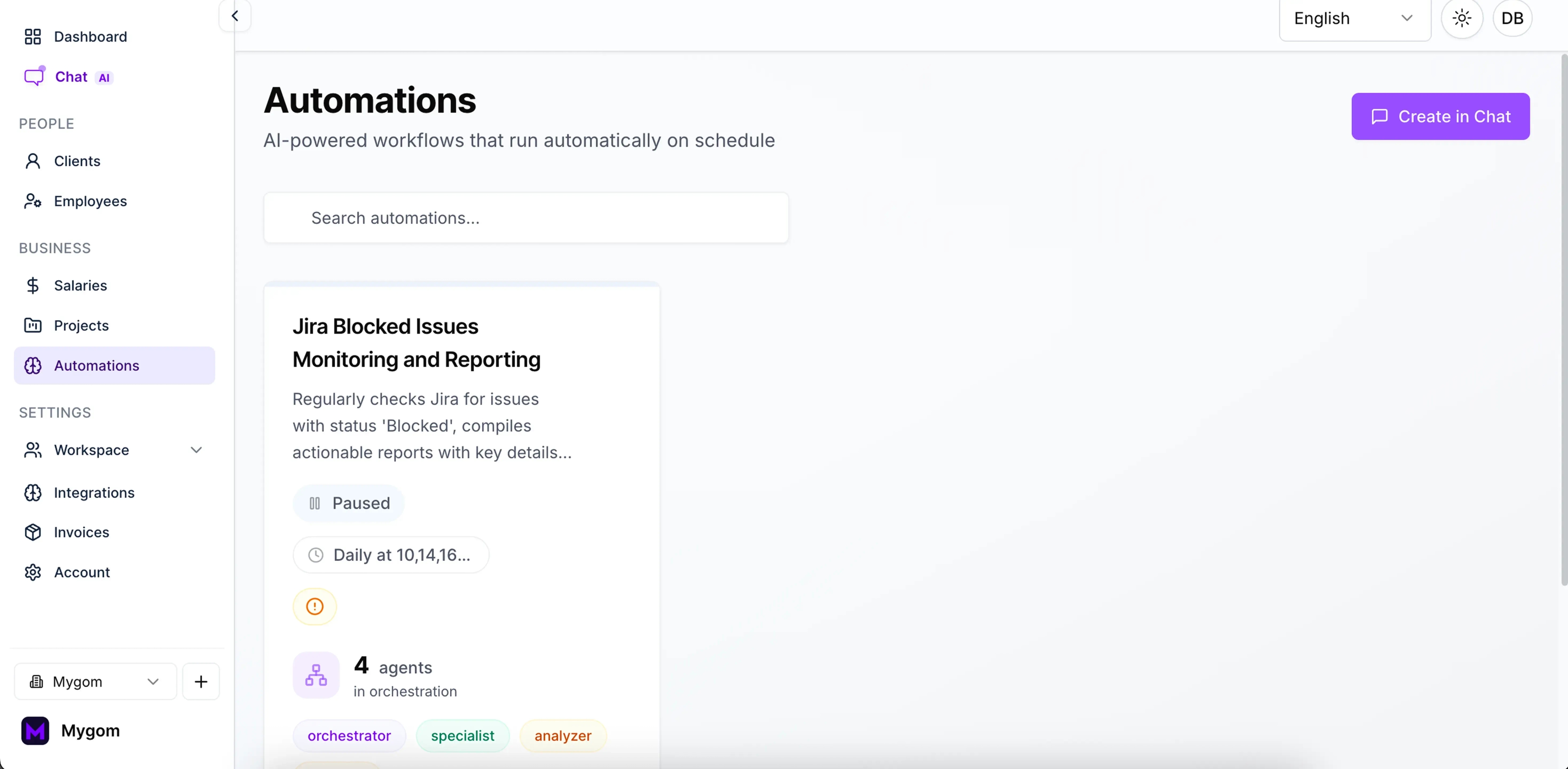New reporting automation combining Jira and Everhour integrations created by Mygom.AI