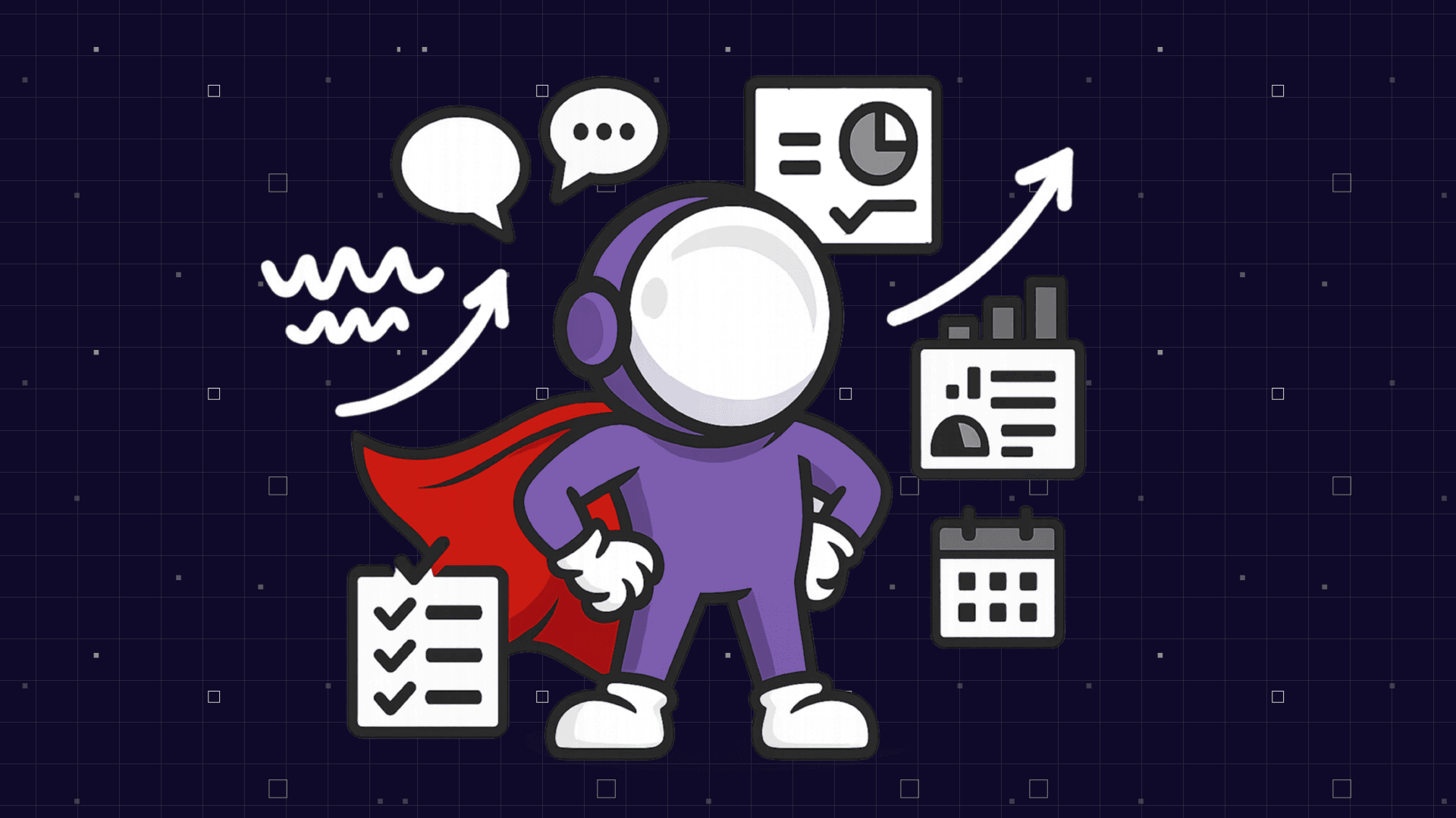 Mygom AI astronaut like a superhero